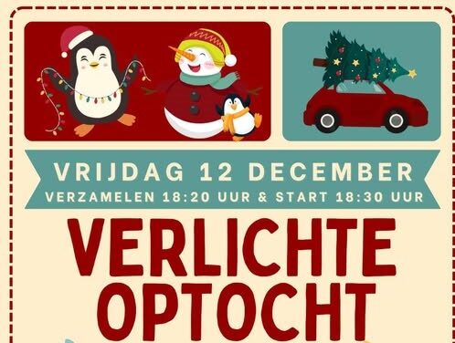 Verlichte optocht (kinderen tot en met groep 8)