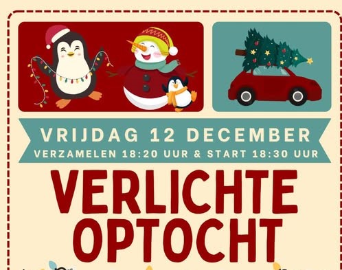 Aankondiging verlichte optocht